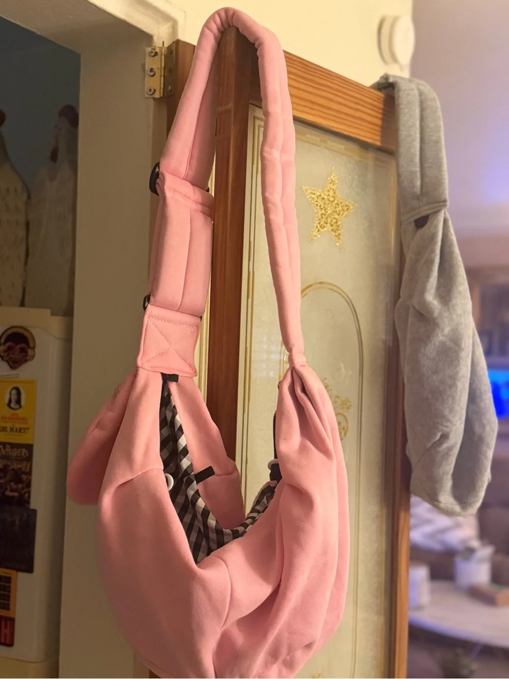 Pink and Gray Duo Pet Crossbody Carriers